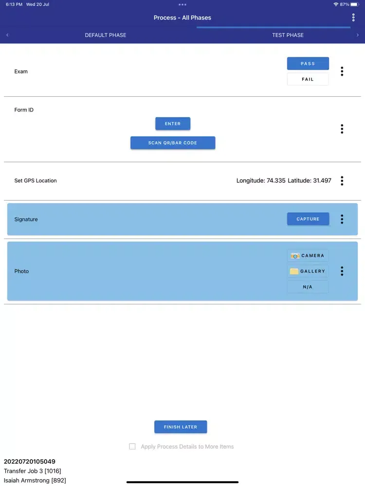 Idencia (zebra scanner only) iPad 应用截图